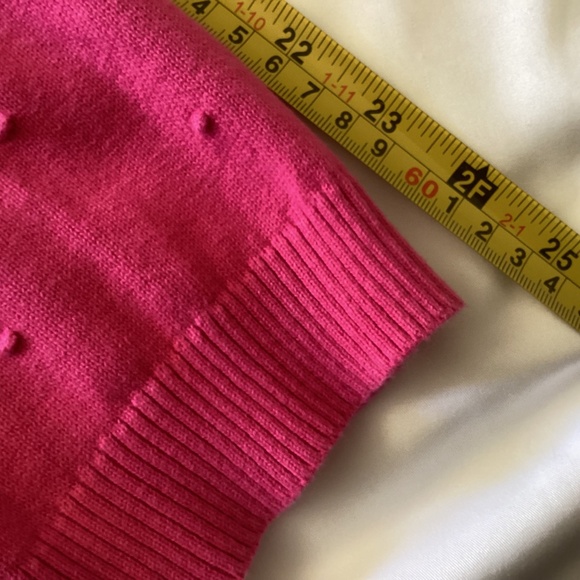 Ladies Pink Talbots Pullover Sweater With Raised Dots for Design Long Sleeve 2XL - Picture 7 of 7